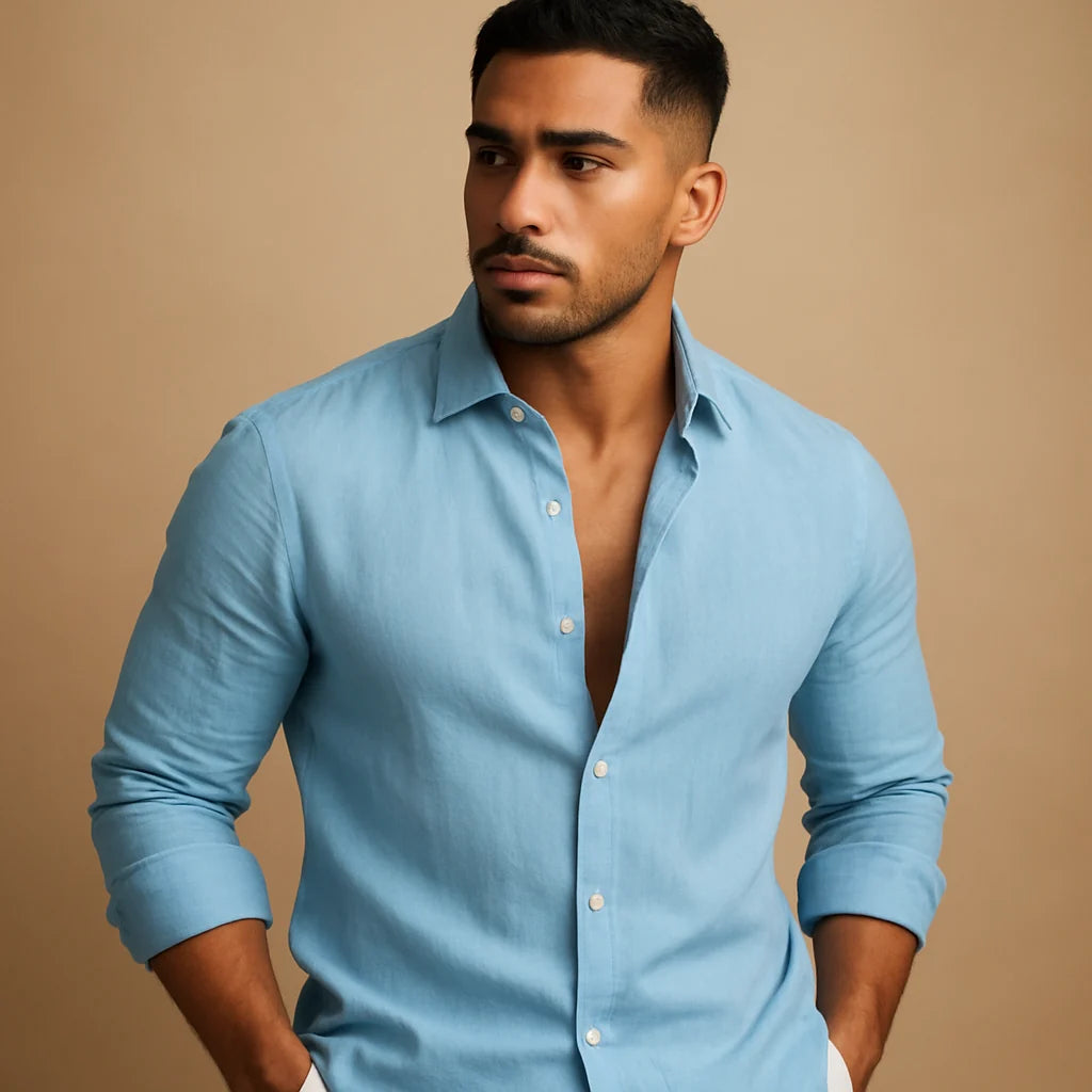 Men's Lightweight Relaxed Fit Summer Shirt