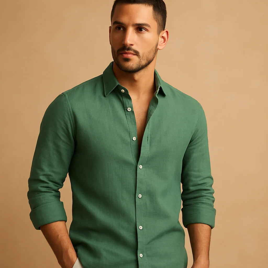 Men's Lightweight Relaxed Fit Summer Shirt