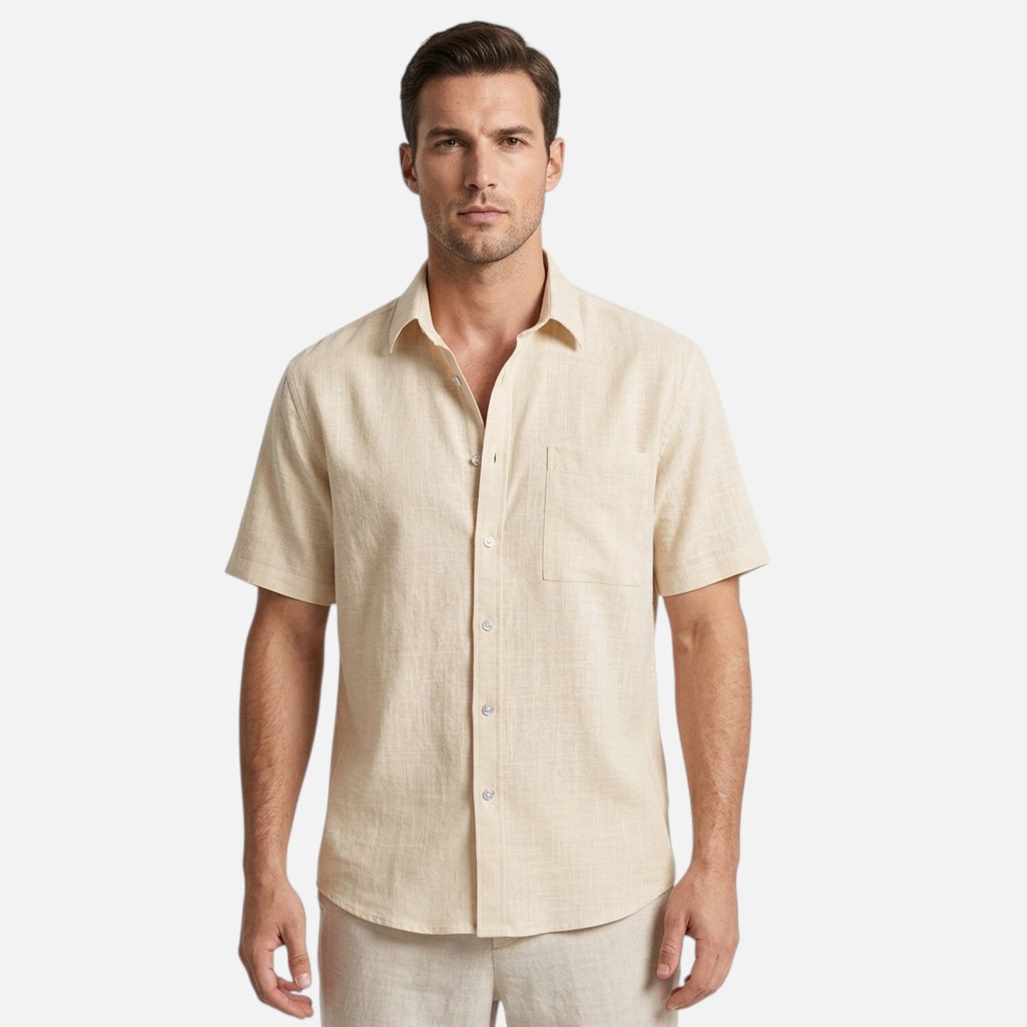 Men's Lightweight Short Sleeve Beach Shirt
