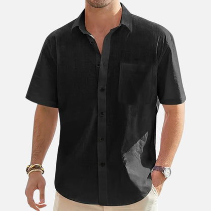 Men's Lightweight Short Sleeve Beach Shirt