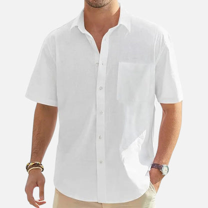 Men's Lightweight Short Sleeve Beach Shirt