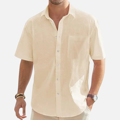 Men's Lightweight Short Sleeve Beach Shirt