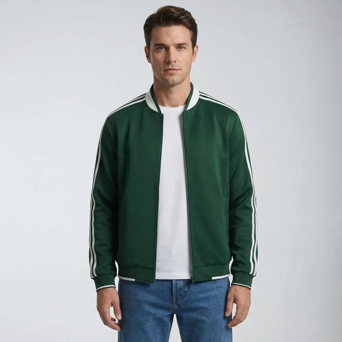 Men's Lightweight Stand-Up Collar Jacket