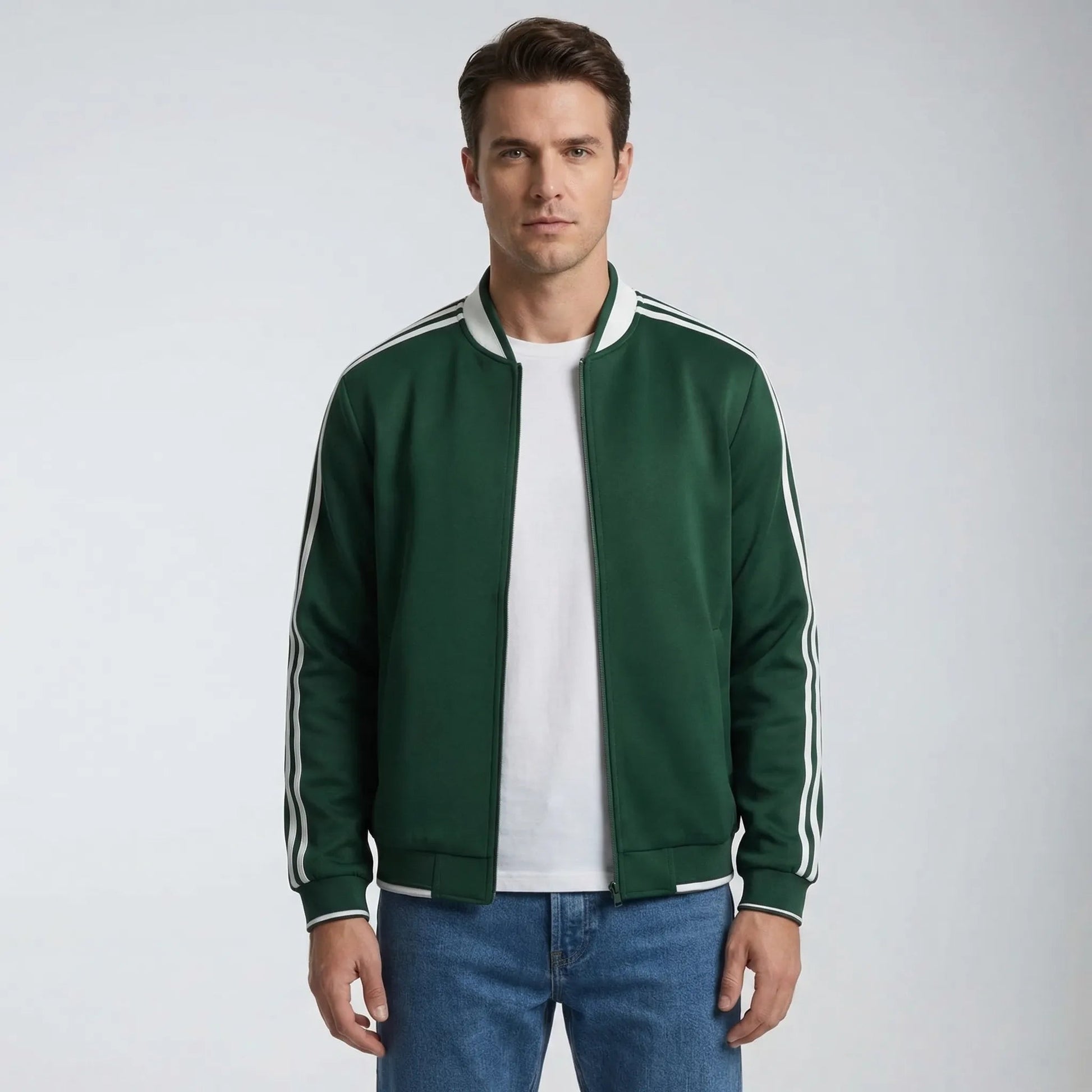 Men's Lightweight Stand-Up Collar Jacket