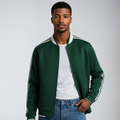 Men's Lightweight Stand-Up Collar Jacket
