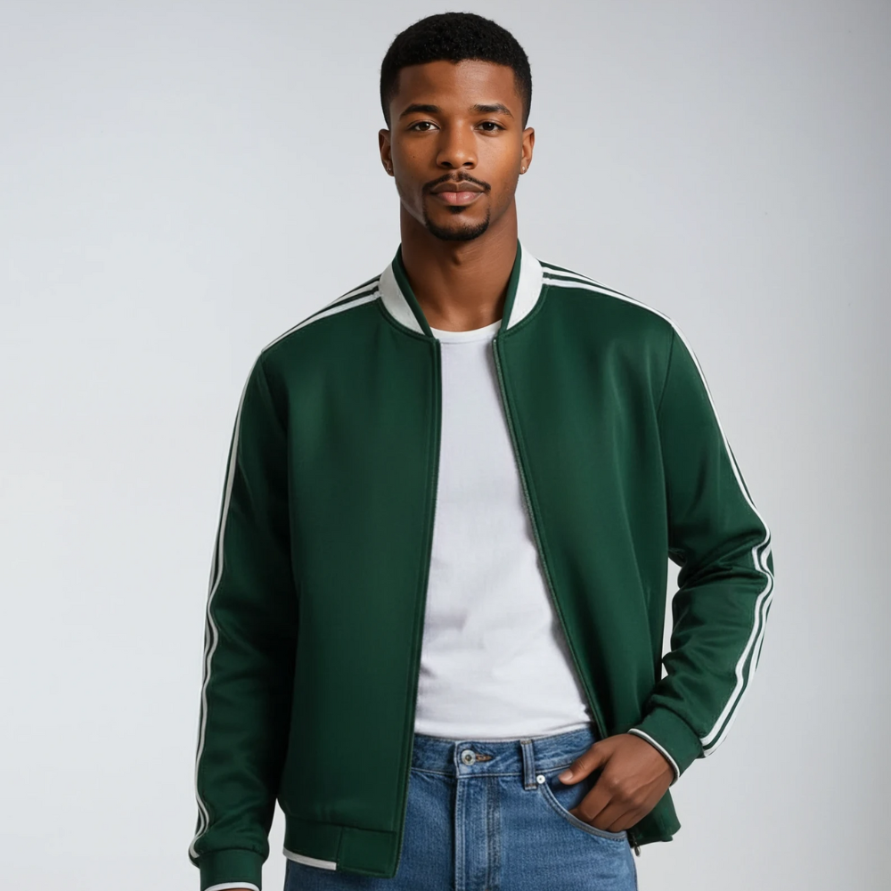 Men's Lightweight Stand-Up Collar Jacket