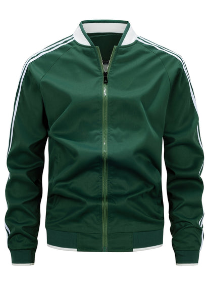 Men's Lightweight Stand-Up Collar Jacket