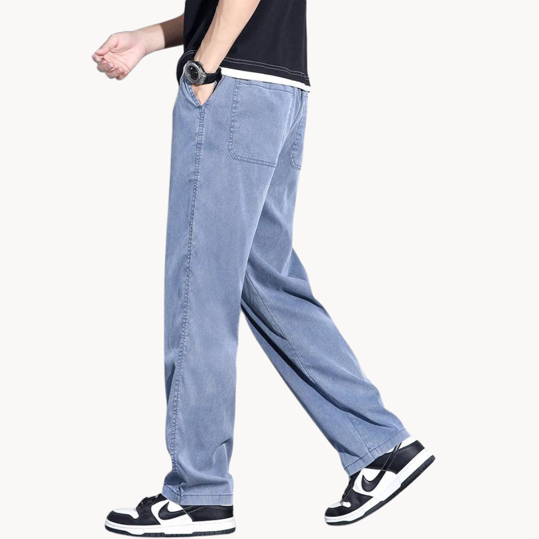 Men's Lightweight Straight Leg Jeans
