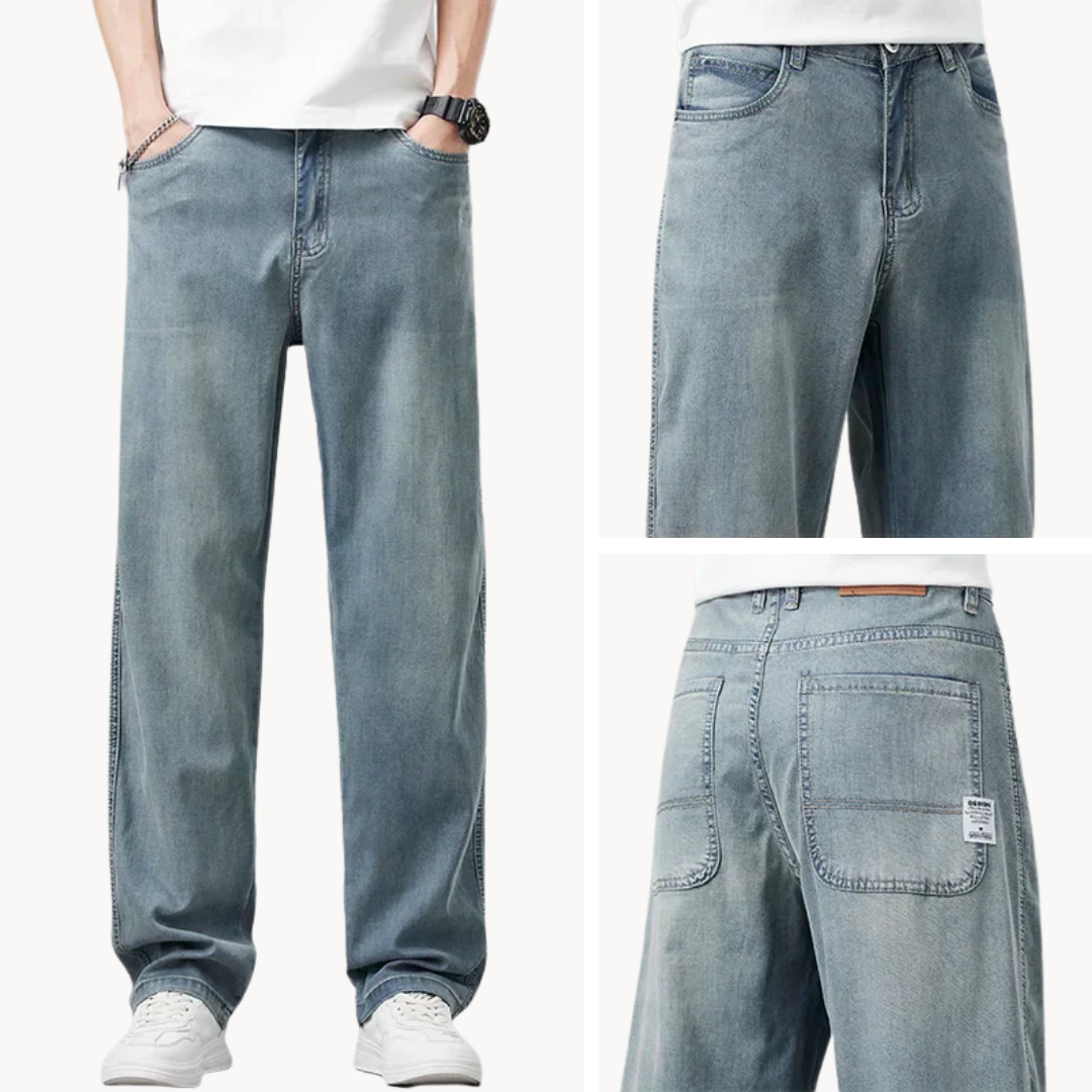 Men's Lightweight Straight-Leg Summer Pants