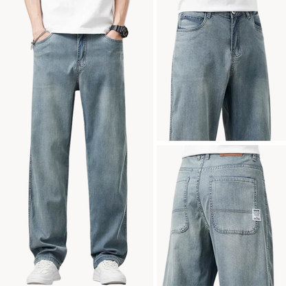 Men's Lightweight Straight-Leg Summer Pants