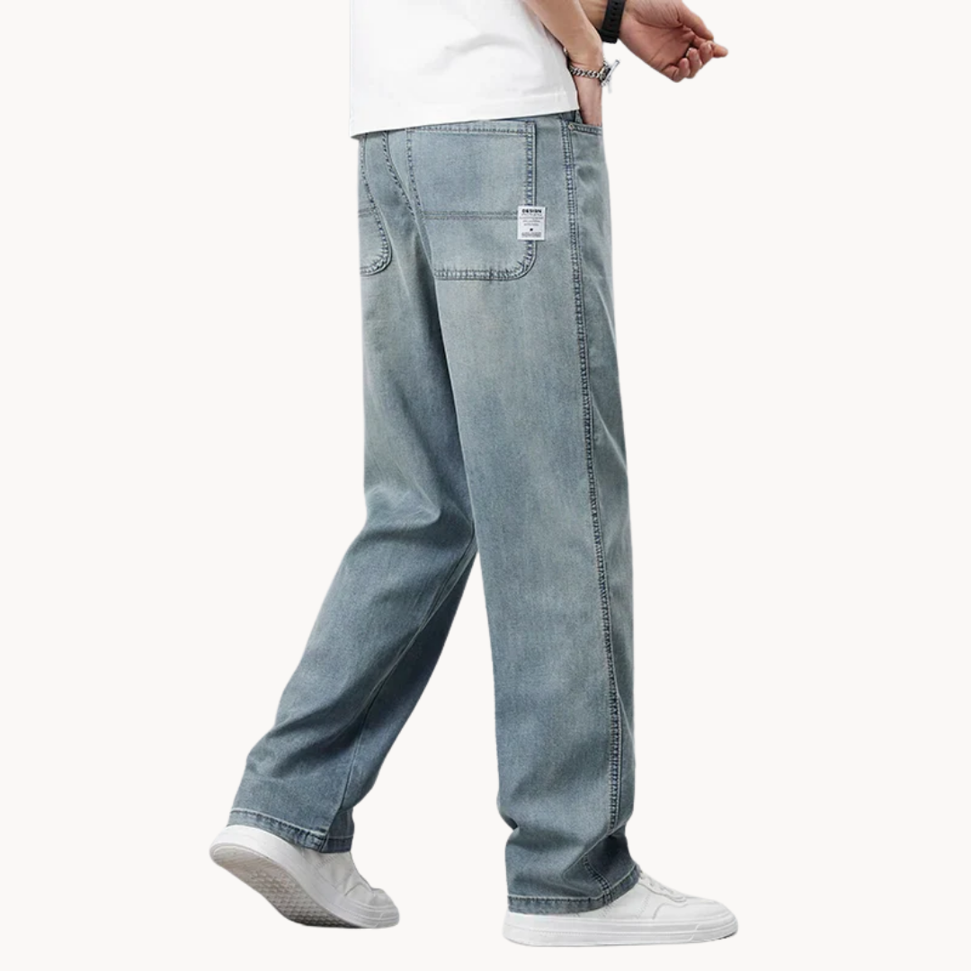Men's Lightweight Straight-Leg Summer Pants