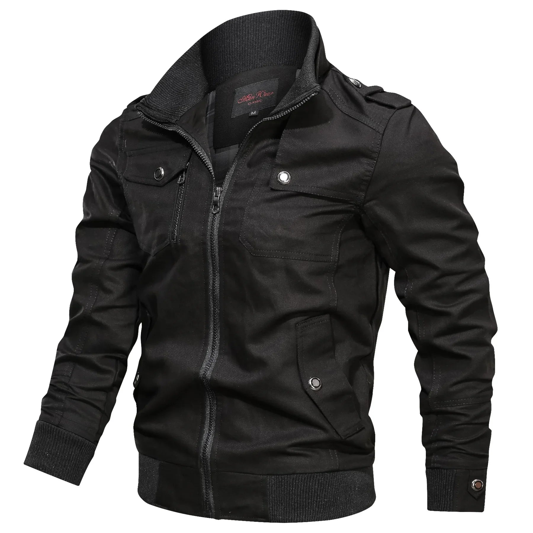 Men's Lightweight Summer Jacket with Zipper and Breathable Fabric