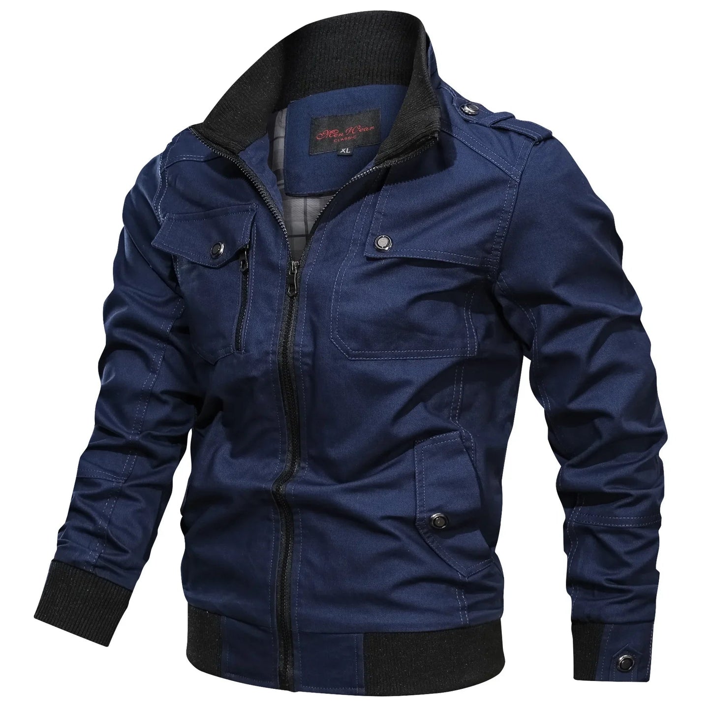 Men's Lightweight Summer Jacket with Zipper and Breathable Fabric