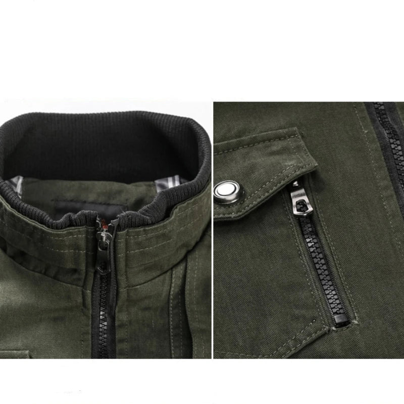 Men's Lightweight Summer Jacket with Zipper and Breathable Fabric