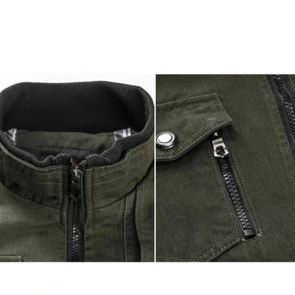 Men's Lightweight Summer Jacket with Zipper and Breathable Fabric