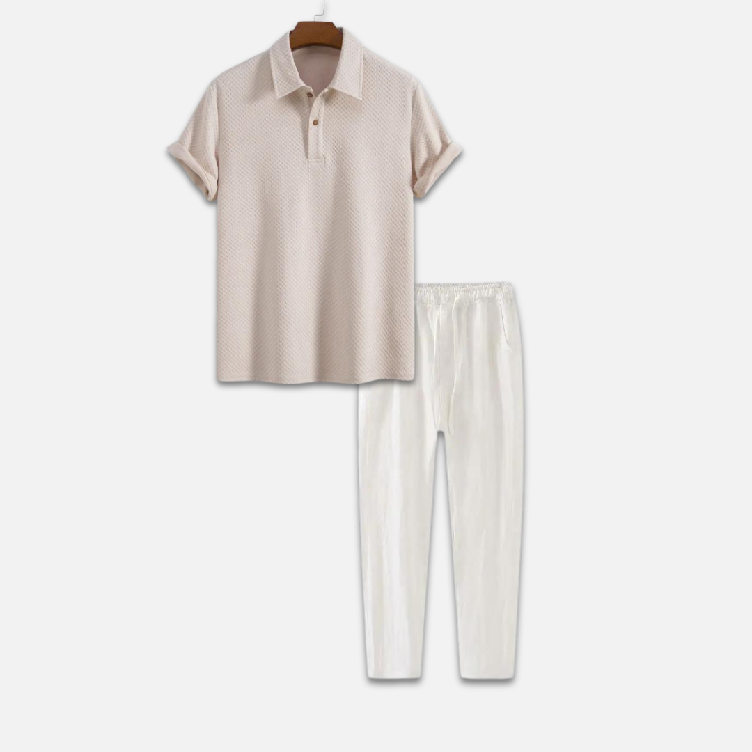 Men's Lightweight Summer Two-Piece Set