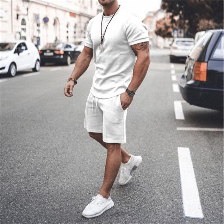 Men's Lightweight T-Shirt and Shorts Set