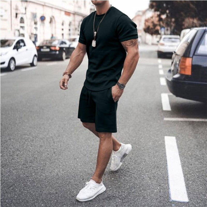 Men's Lightweight T-Shirt and Shorts Set
