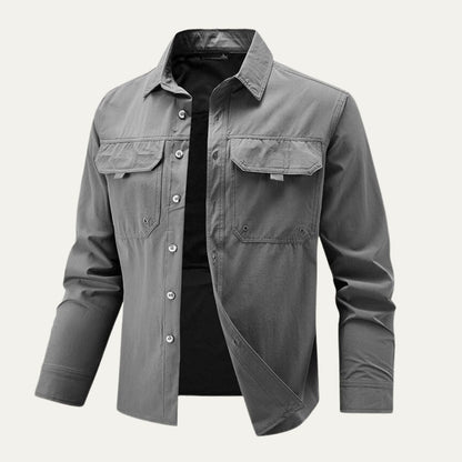 Men's Lightweight Transitional Overshirt Jacket