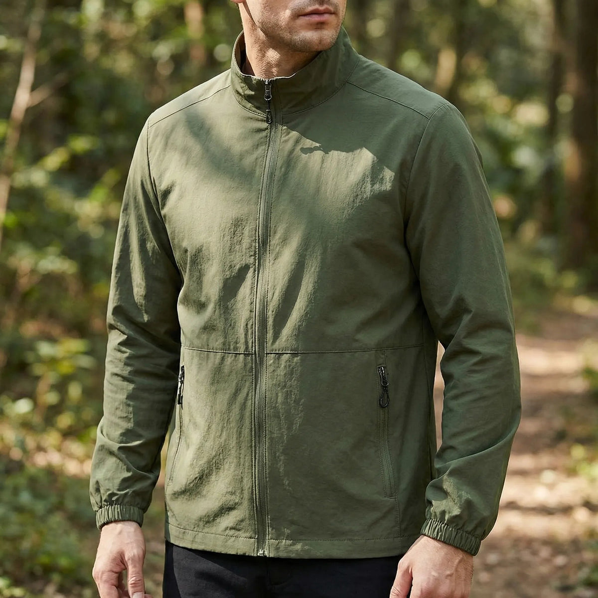 Men's Lightweight Windbreaker Jacket