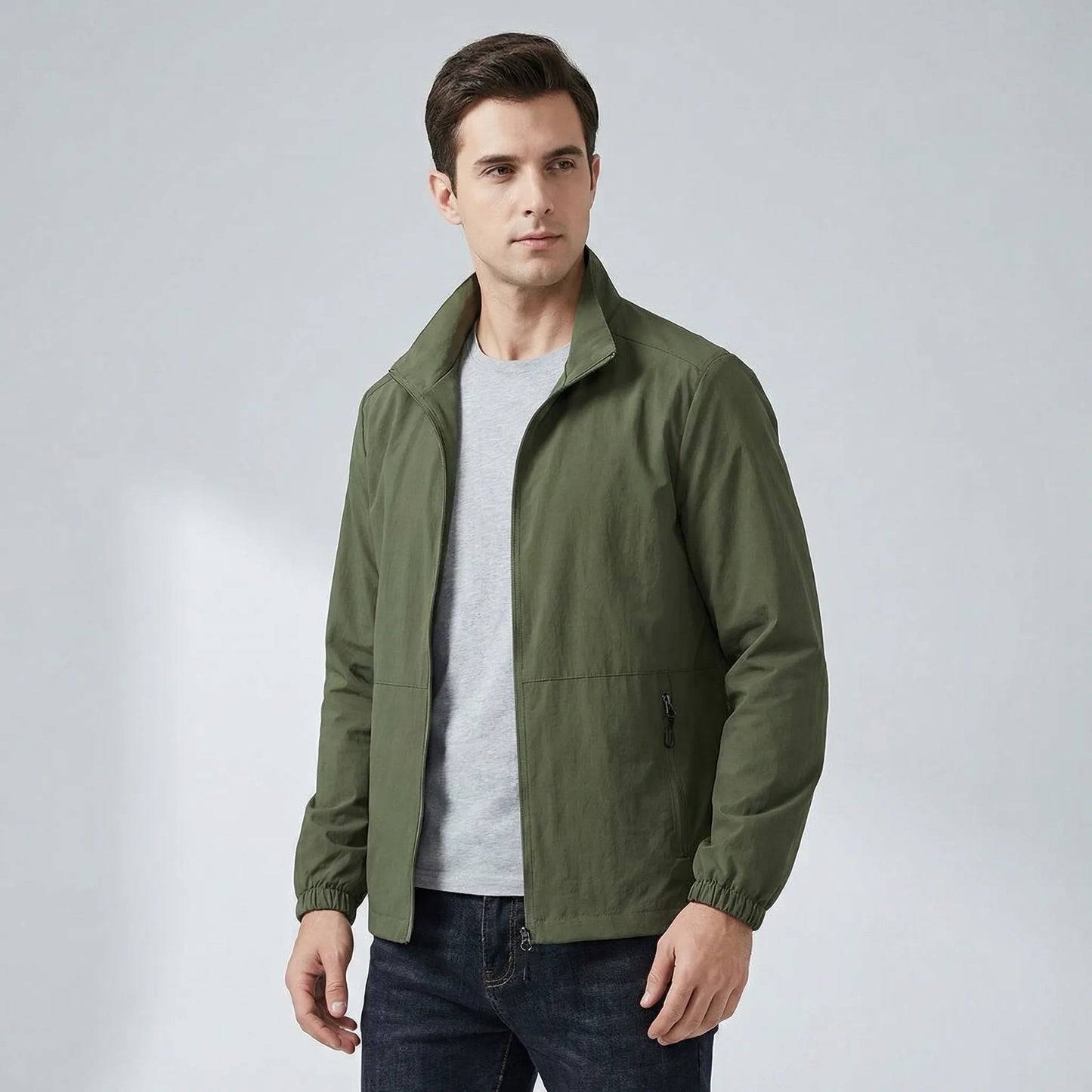 Men's Lightweight Windbreaker Jacket