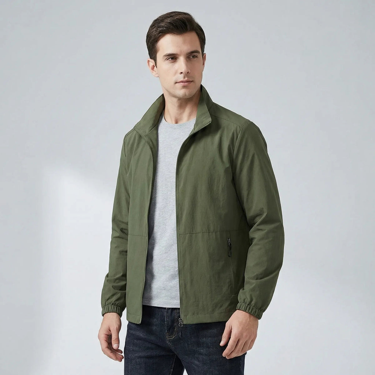 Men's Lightweight Windbreaker Jacket
