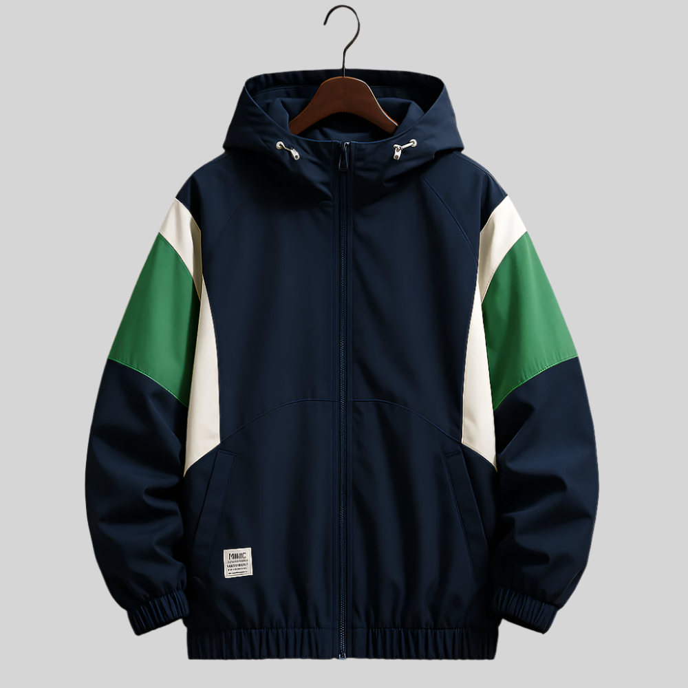 Men's Lightweight Windbreaker Jacket for Outdoor Activities