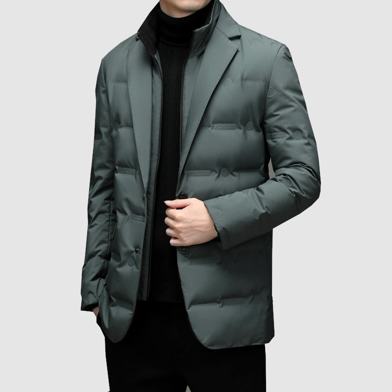 Men's Lined Parka Coat