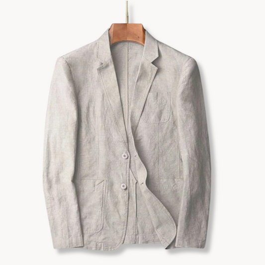 Men's Linen Blazer Jacket - Casual and Stylish Blazer for Men