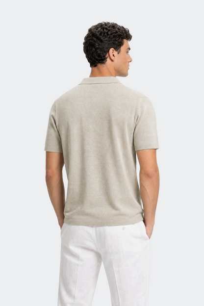 Men's Linen Blend Knitted Shirt
