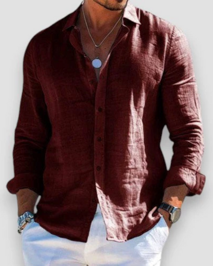 Men's Linen Casual Shirt