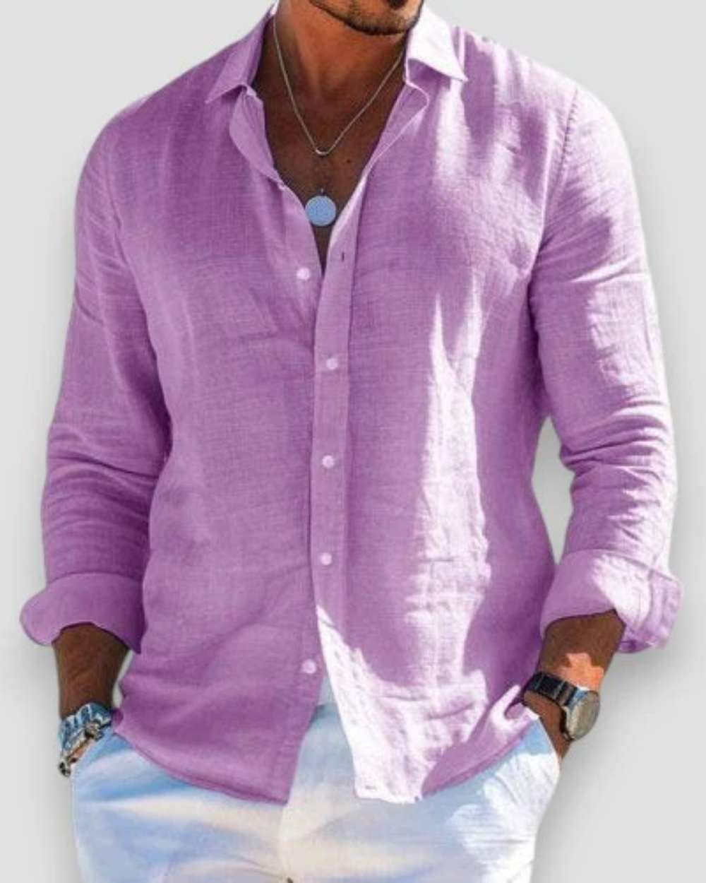 Men's Linen Casual Shirt