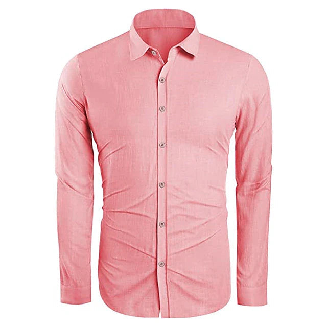 Men's Linen Casual Shirt for Summer Days