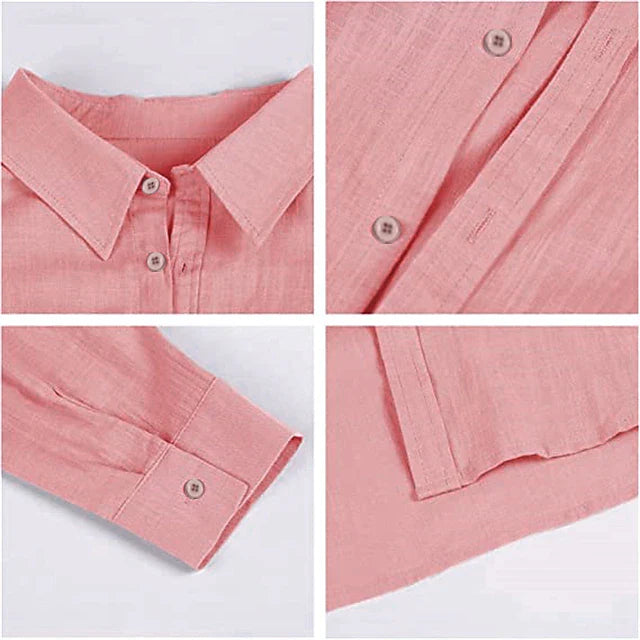 Men's Linen Casual Shirt for Summer Days