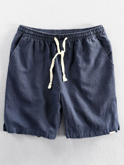 Men's Linen Drawstring Shorts