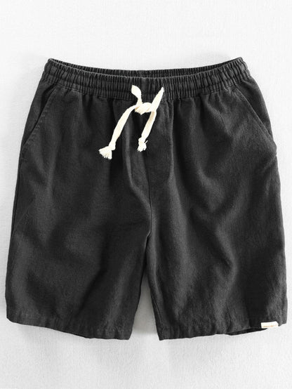 Men's Linen Drawstring Shorts