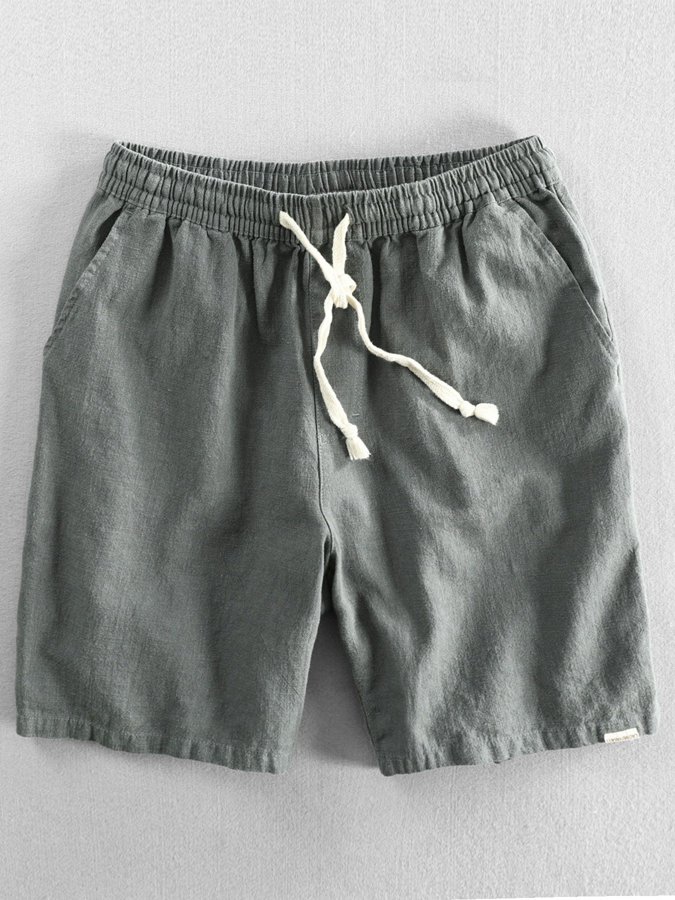Men's Linen Drawstring Shorts