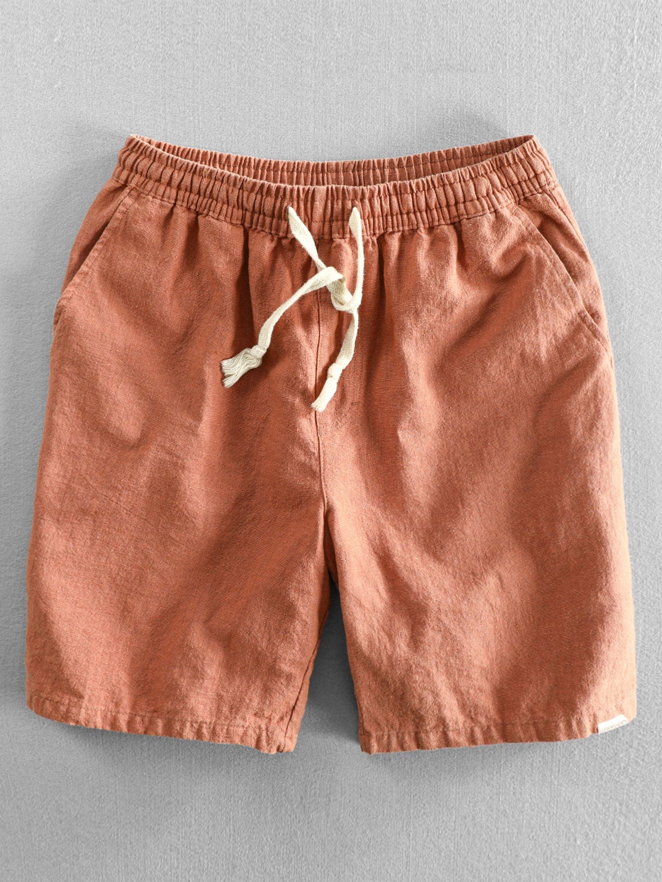 Men's Linen Drawstring Shorts