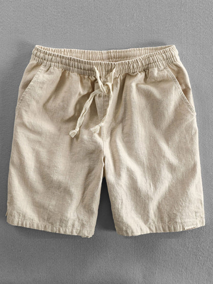 Men's Linen Drawstring Shorts