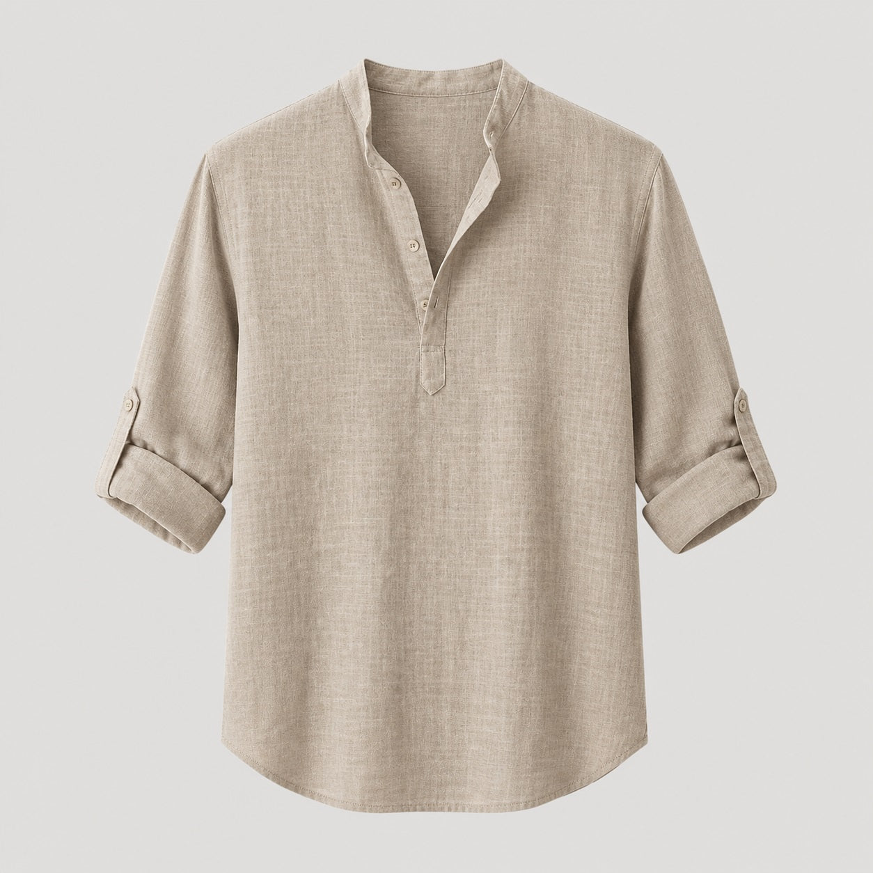 Men's Linen Long Sleeve Shirt