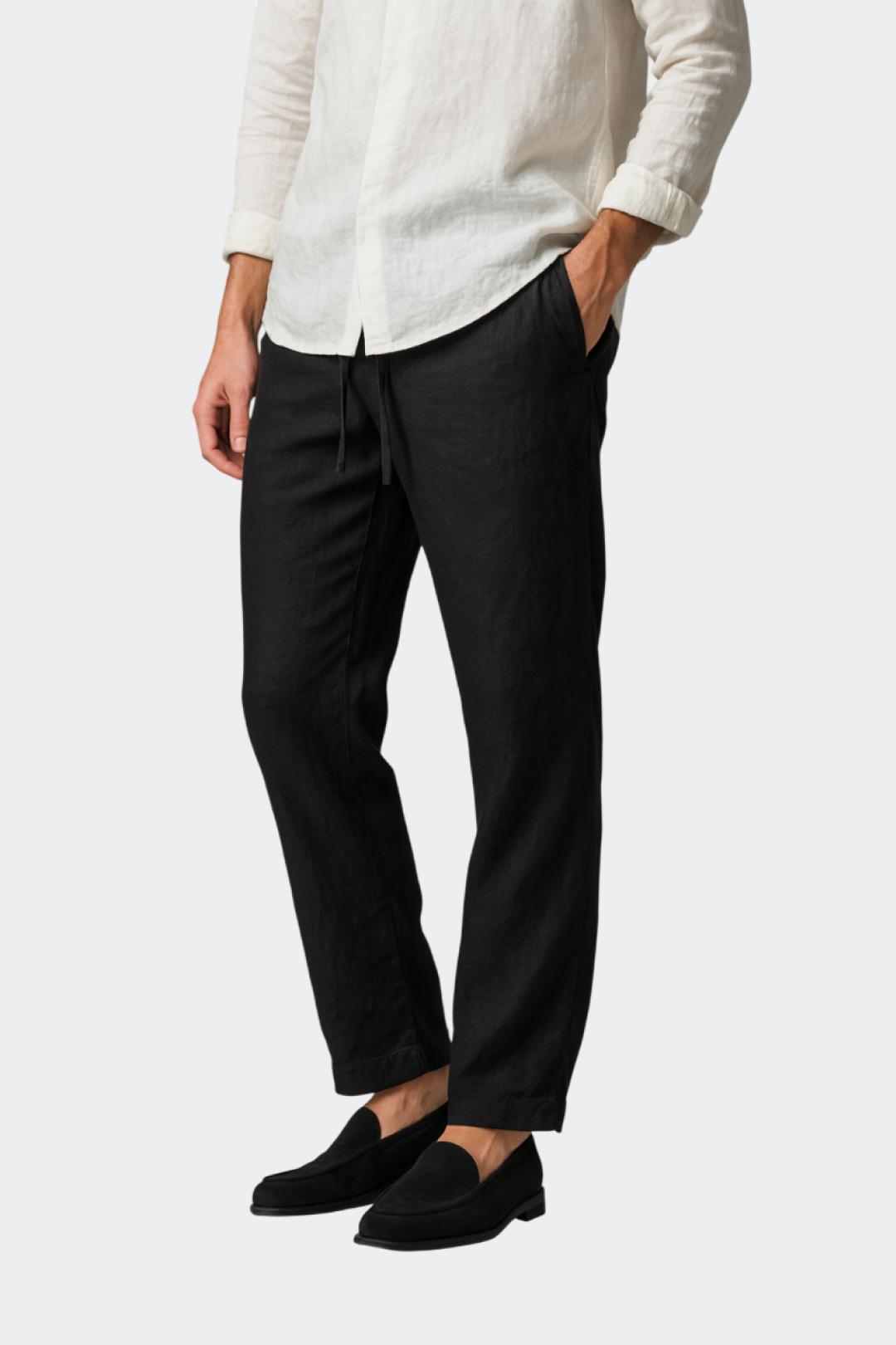 Men's Linen Relaxed Trousers