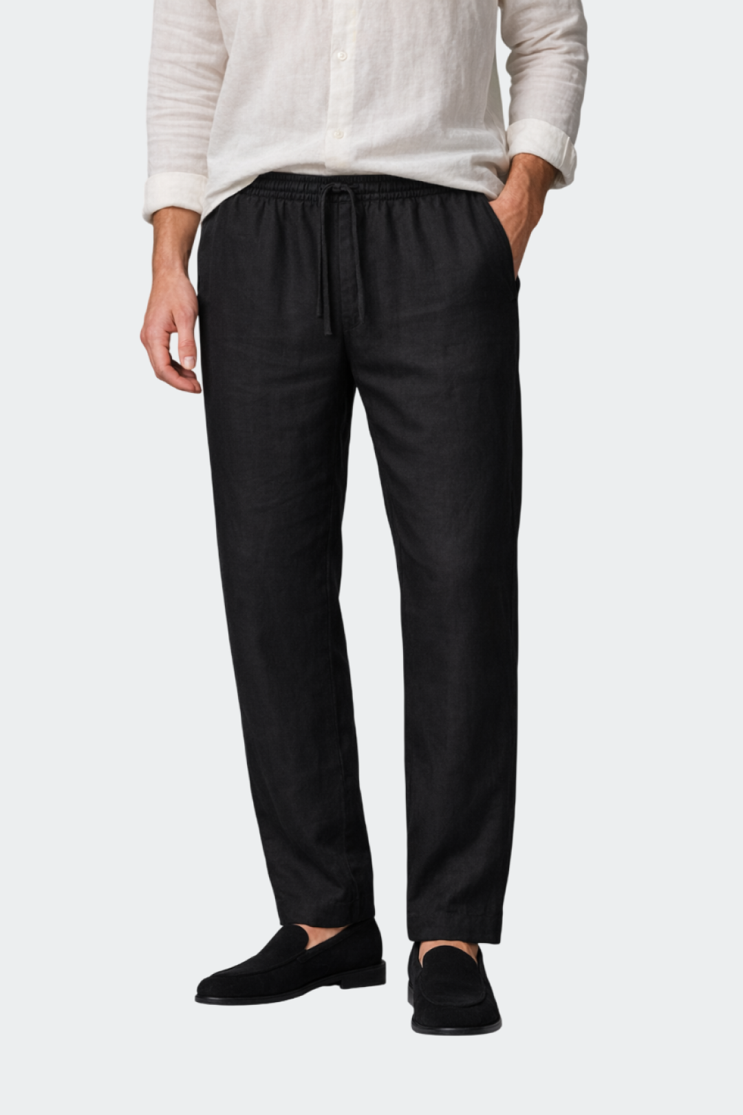 Men's Linen Relaxed Trousers