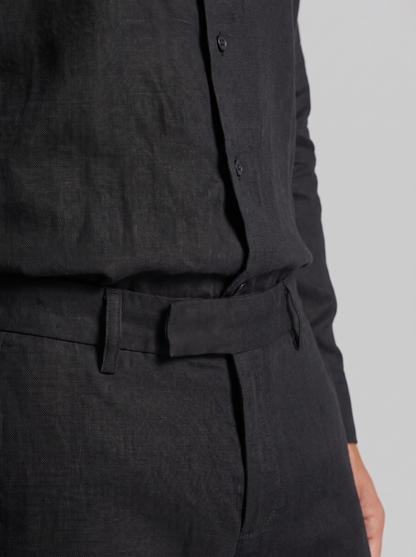 Men's Linen Shirt and Trousers Set