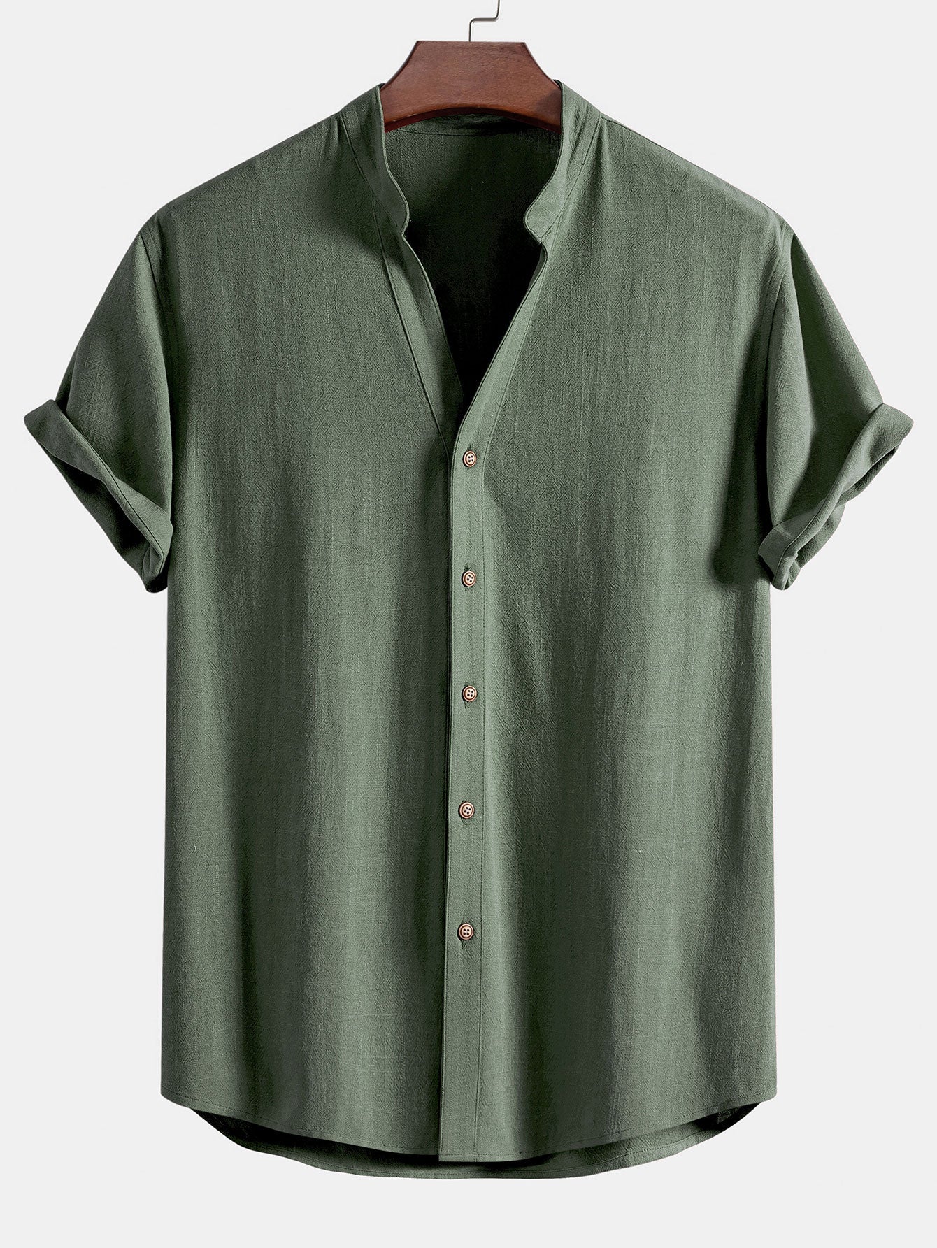 Men's Linen Short Sleeve Shirt