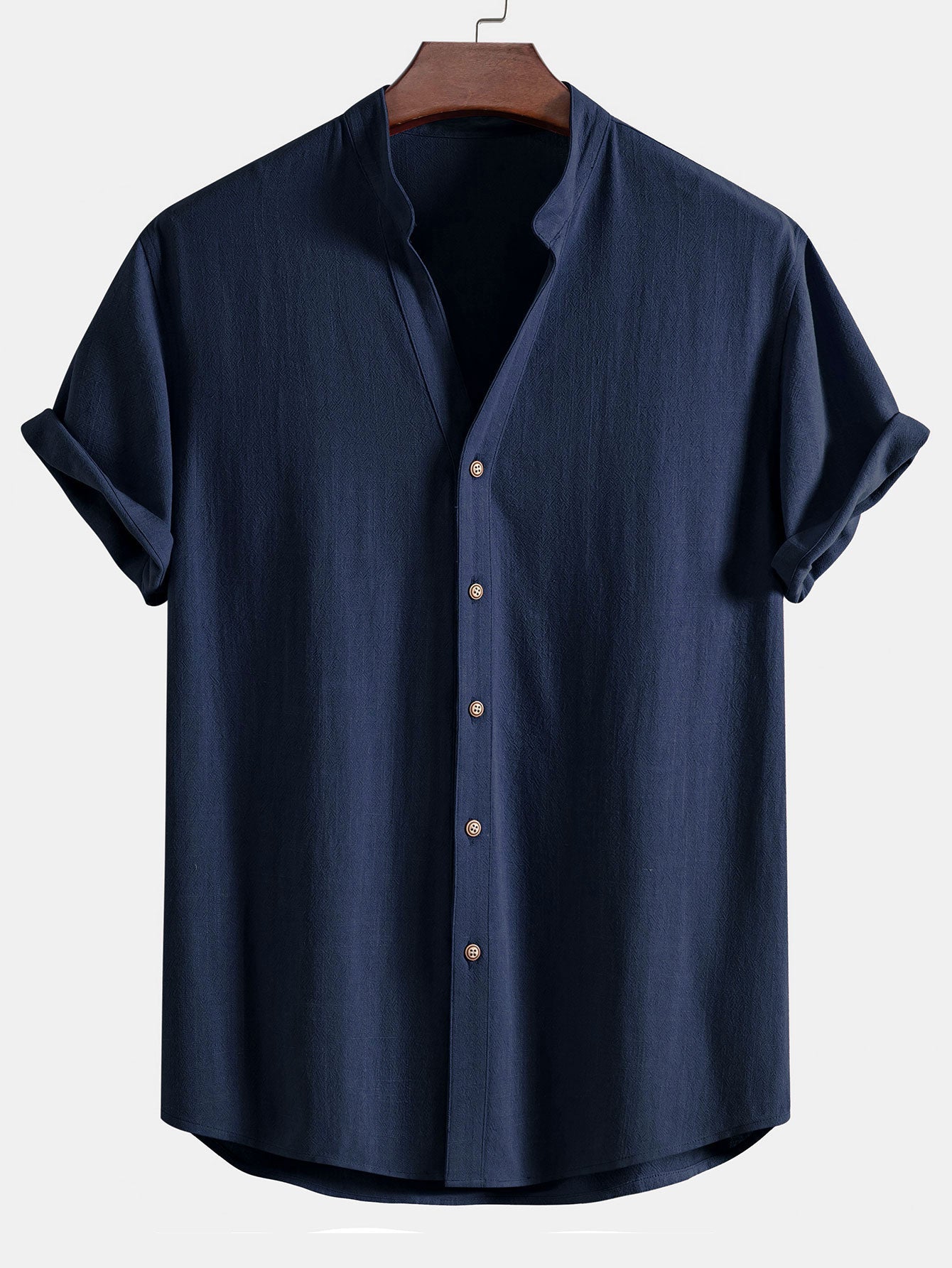 Men's Linen Short Sleeve Shirt