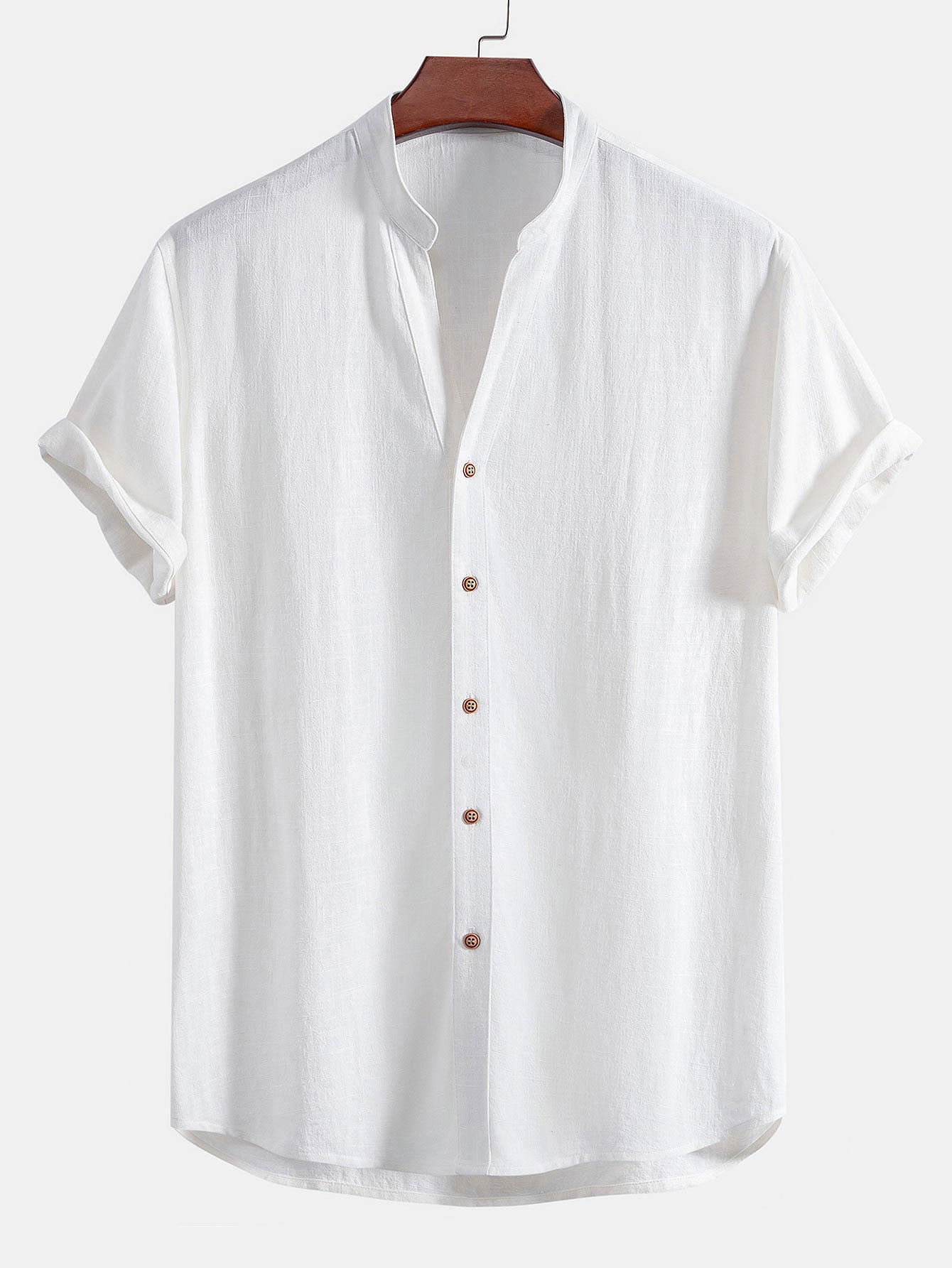 Men's Linen Short Sleeve Shirt