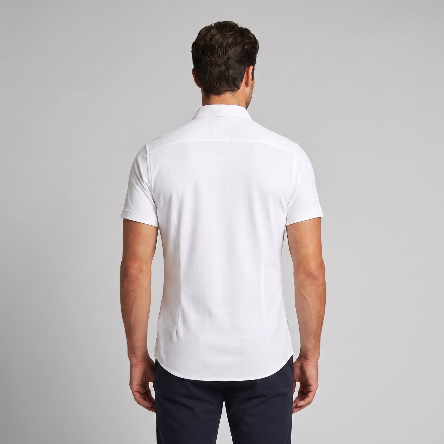 Men's Linen Short Sleeve Shirt for Summer Casual Wear