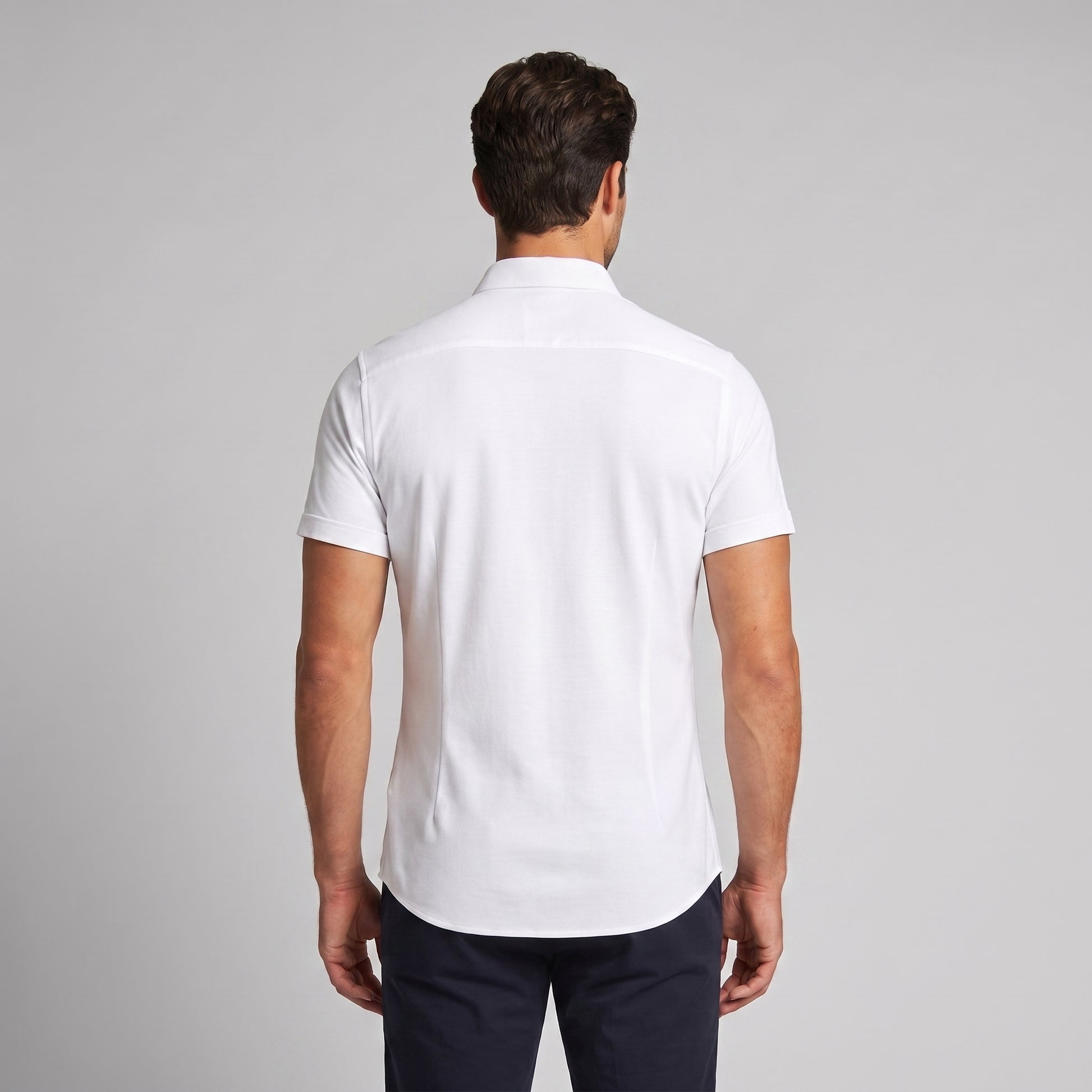 Men's Linen Short Sleeve Shirt for Summer Casual Wear