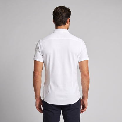 Men's Linen Short Sleeve Shirt for Summer Casual Wear