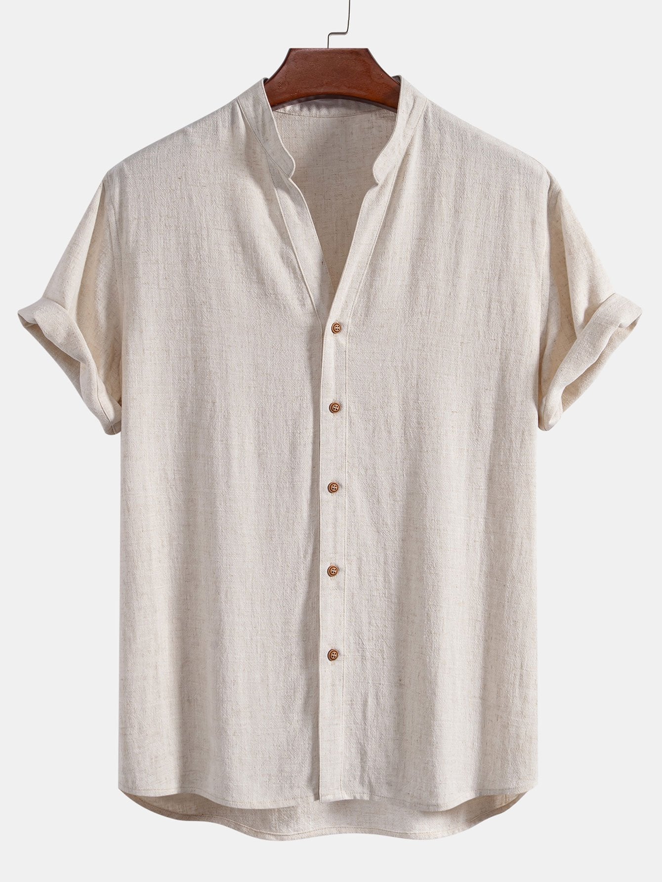 Men's Linen Short Sleeve Shirt